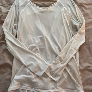 Lululemon Sheer Open-Back Longsleeve